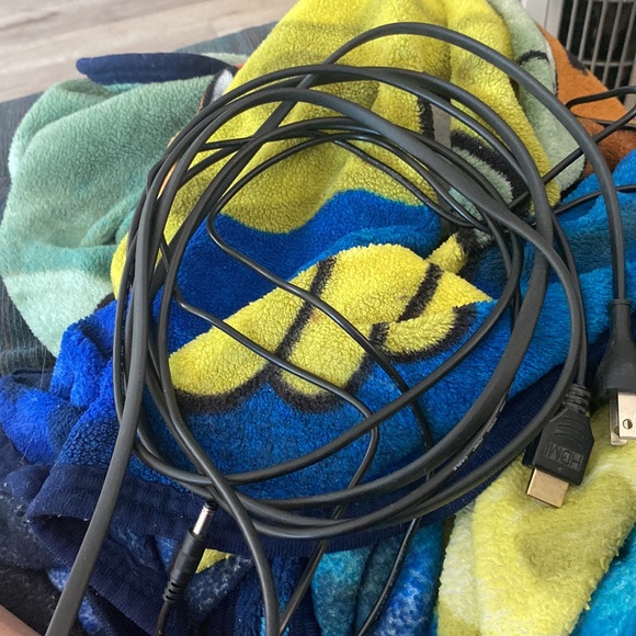 Apple tv with cords never really used but works great - Picture 2 of 2